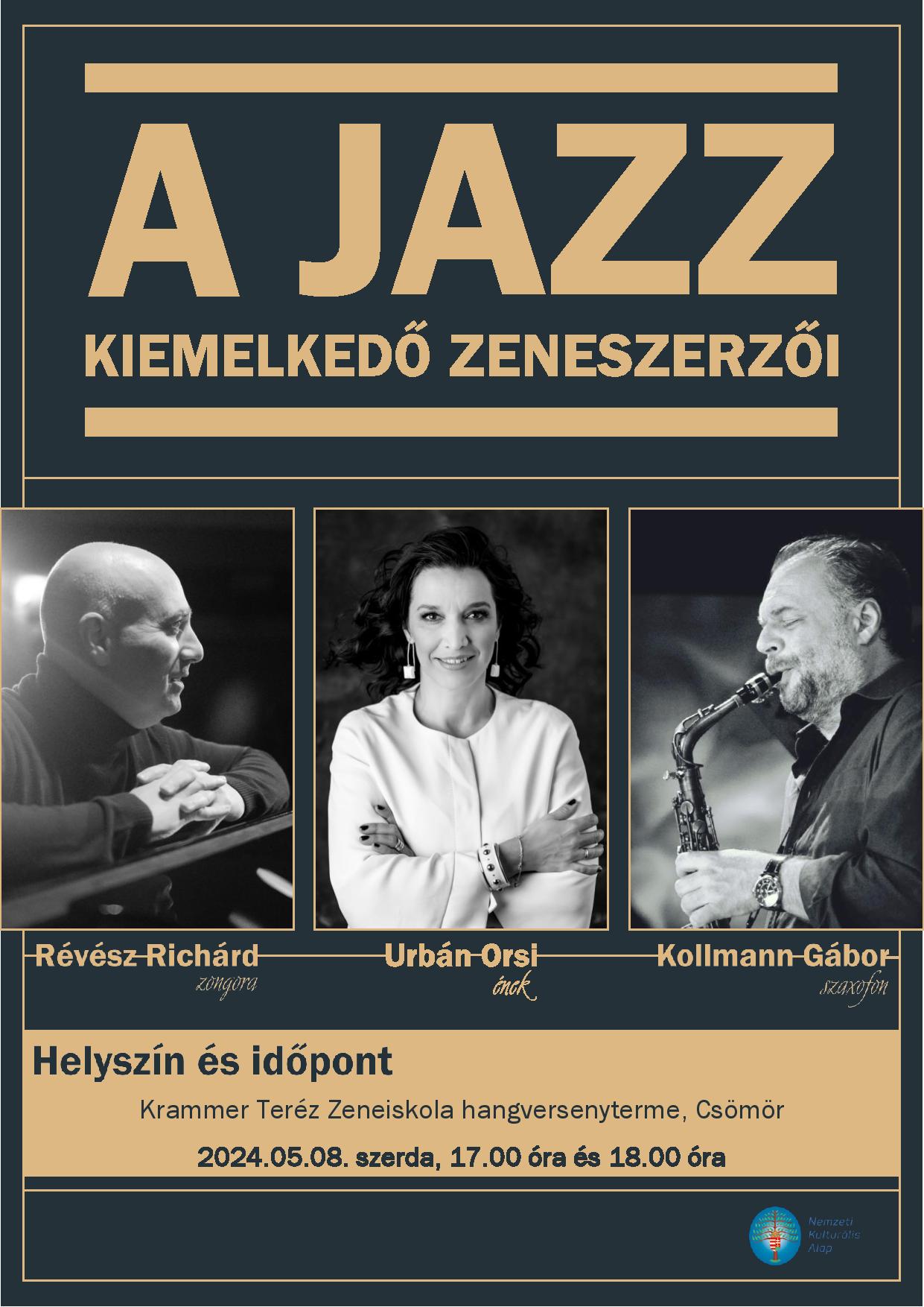 A jazz kiemelkedő zeneszerzői 2024.05.08.